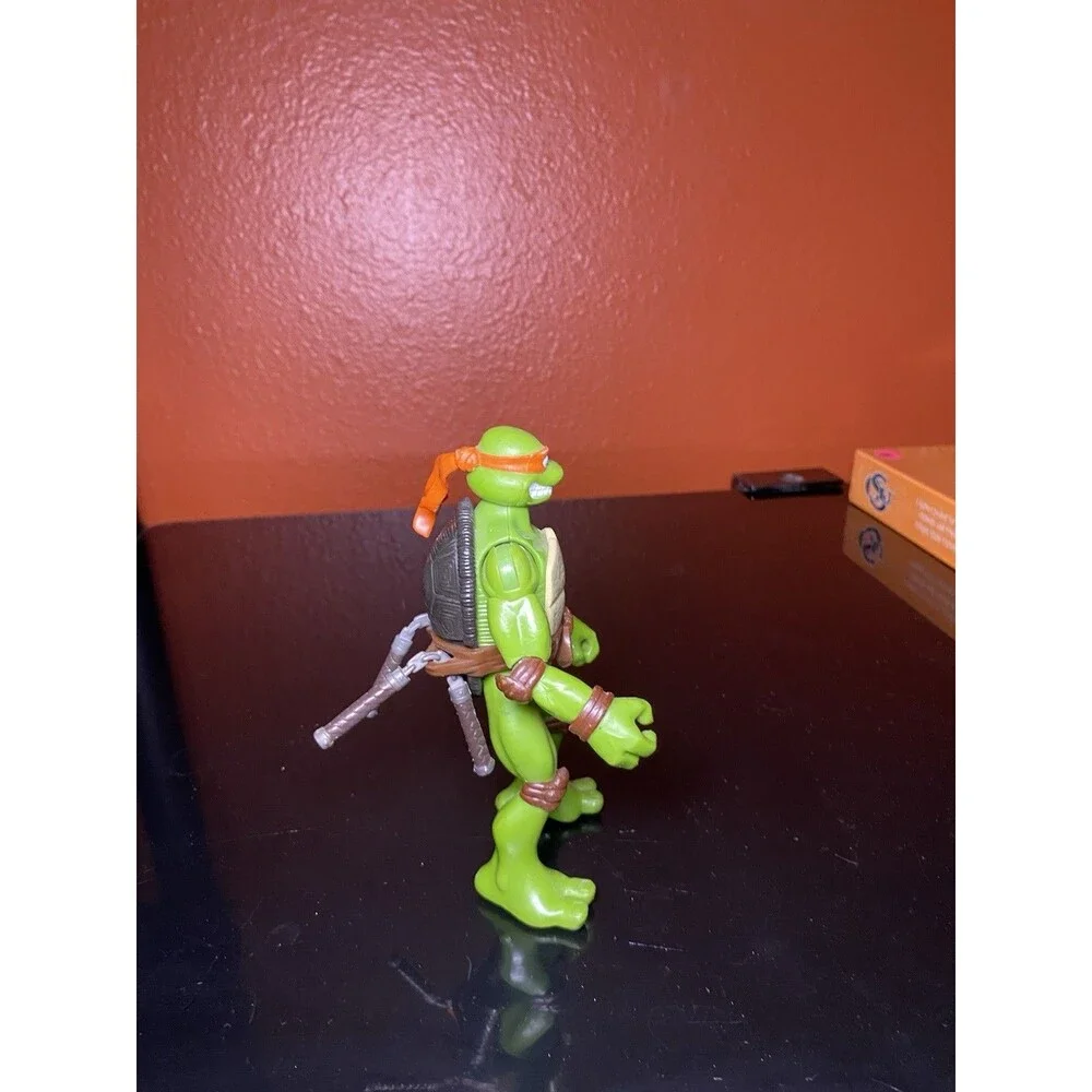 Vintage 2006 TMNT Michelangelo Action Figure Playmates Toys 5